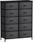 Sorbus Dresser with 10 Drawers - Storage Unit Organizer Chest for Clothes - Bedroom, Room, Nursery, & Closet - Steel Frame, Wood Top & Handles, and Easy Pull Fabric Bins